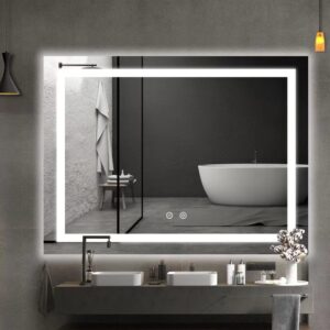 Bathroom Vanity LED Mirror with touch sensor and defogging