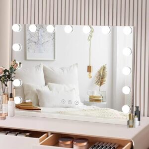 Hollywood Vanity Mirror for Makeup with 15 LED Bulbs